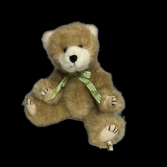 Boyds Bears Enesco RARE Tan Jointed Teddy Bear 2011 Stuffed Animal 9in. HTF - Picture 1 of 11